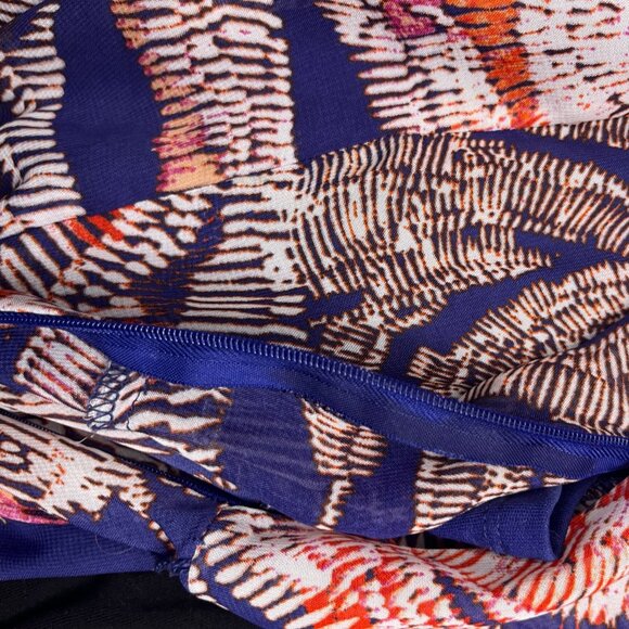 JBS Women Abstract Faux Wrap Dress | Size 14W - Picture 3 of 5